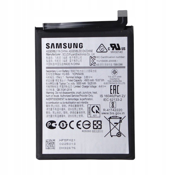 Oryg Dobíjecí Baterie Samsung Galaxy A02S HQ-50S