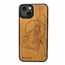 Dřevěné Pouzdro Pro Iphone 14 Vlk Imbuia Case