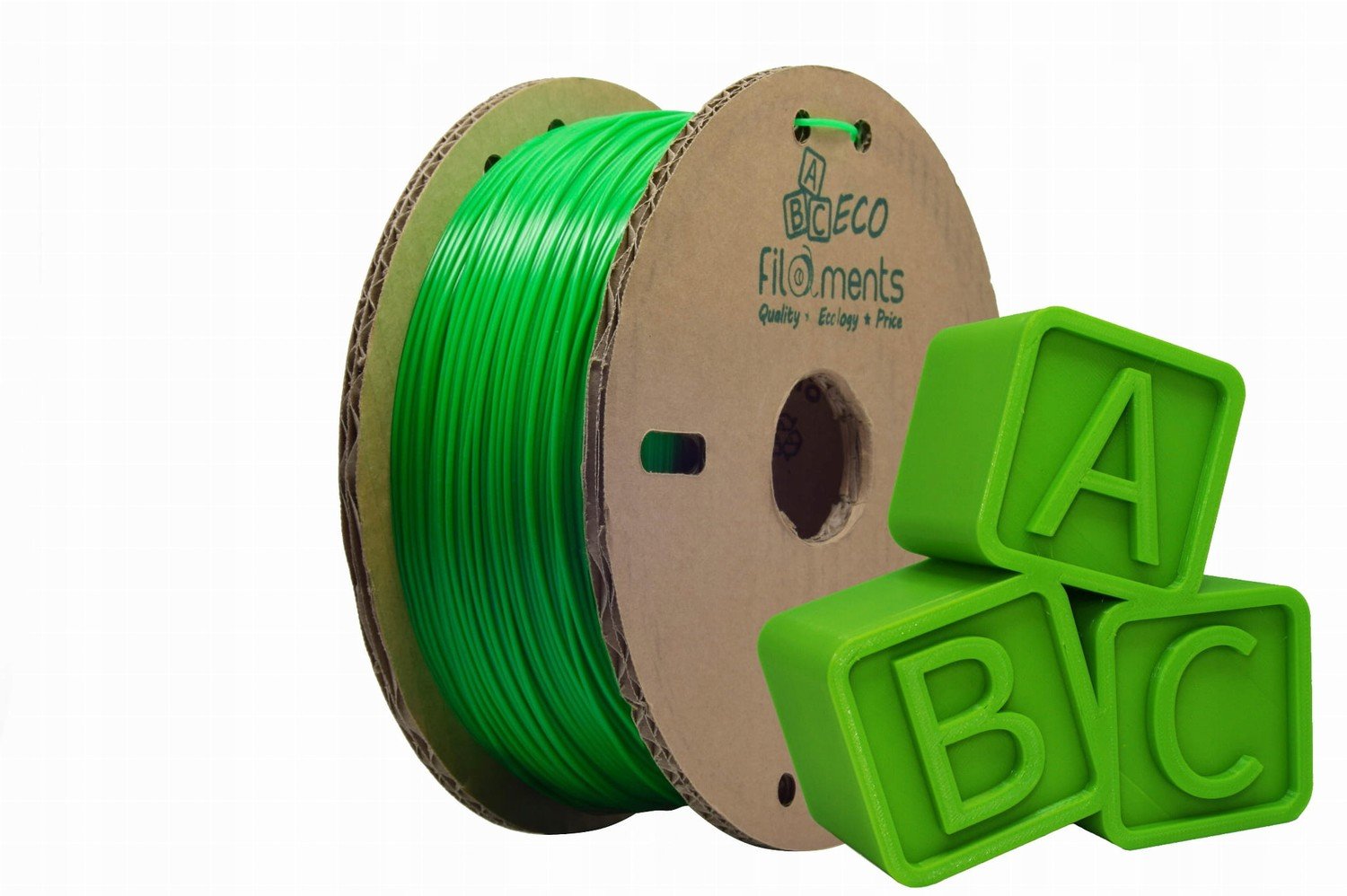 Filament Abc Eco Filaments Pla Zelená 1kg 1,75mm