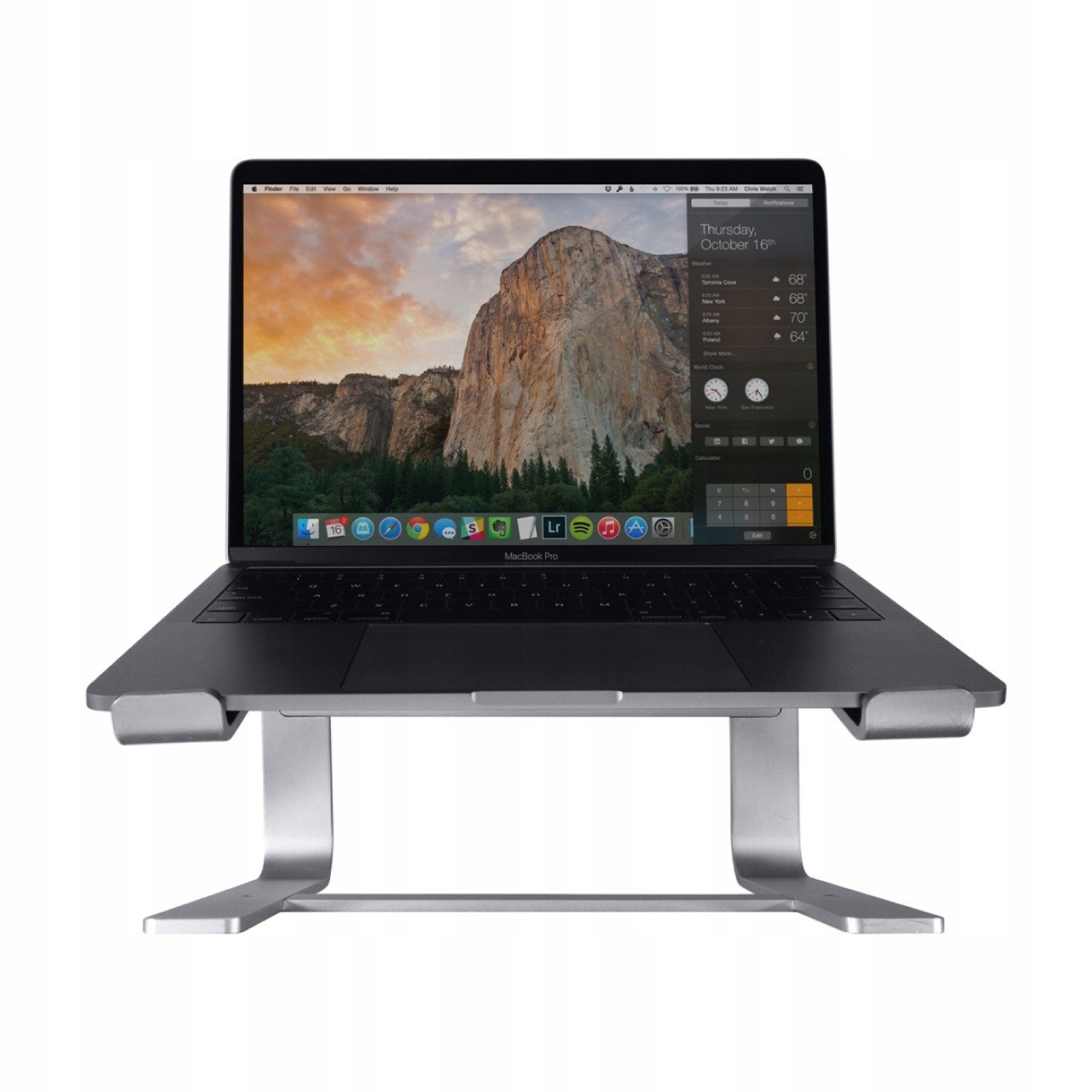 Macally stojan Astand pre Macbook - Space Gray Aluminium, ASTANDSG