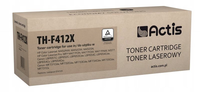 Toner Actis TH-F412X (náhrada Hp 410X CF412X;