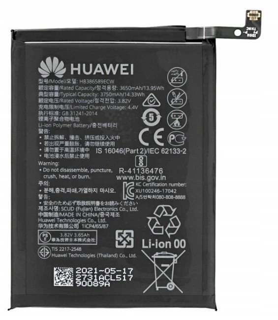 Baterie HB386589ECW pro Huawei P10 Plus Honor Play
