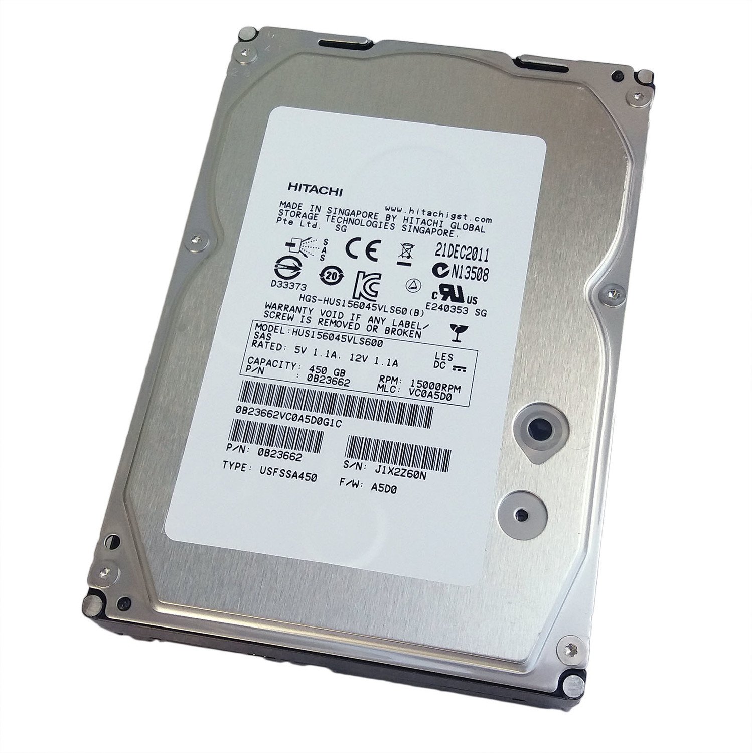 Nový Disk HUS156045VLS 450GB Sas 15K 3,5