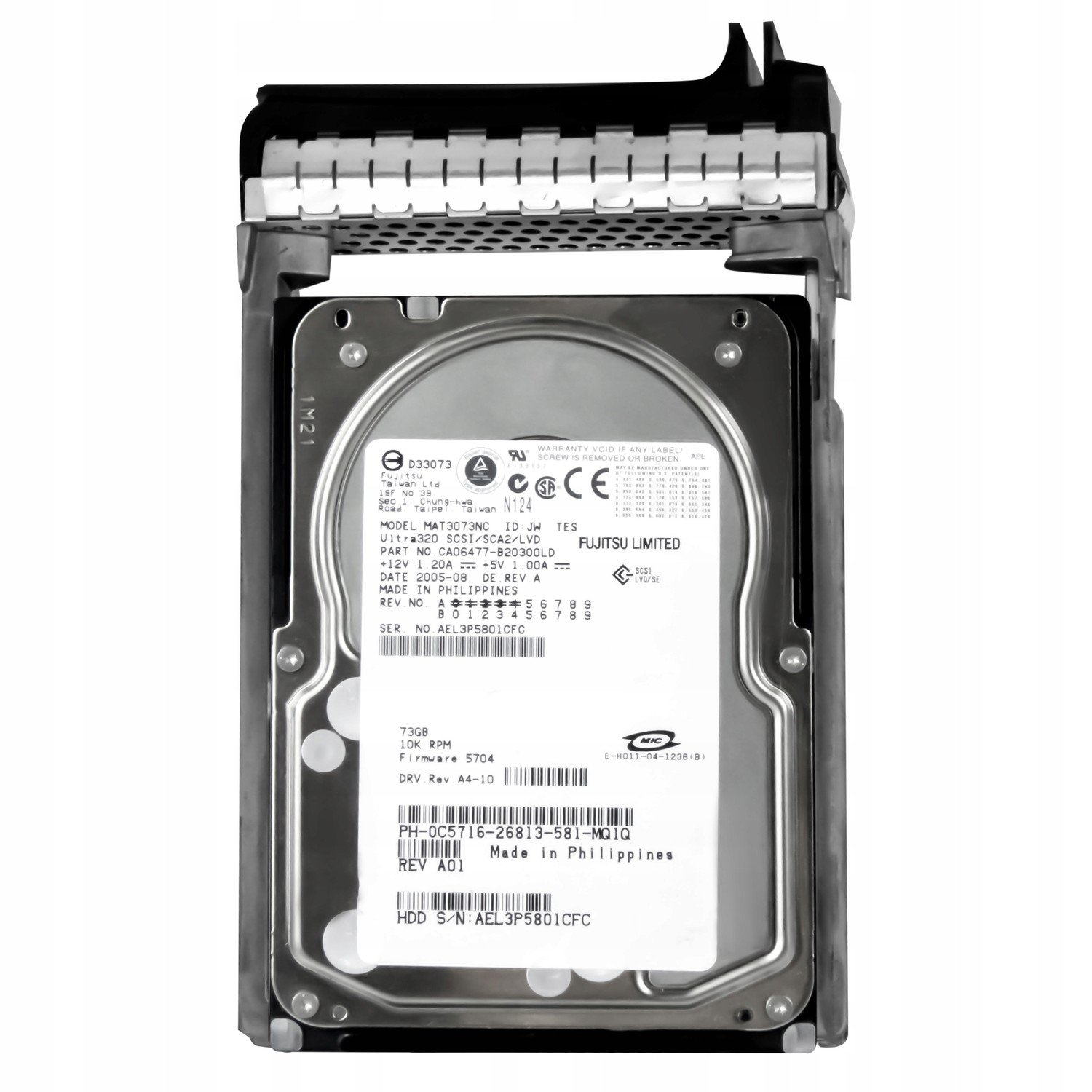 Dell 0C5716 73GB 10K Scsi U320 3,5'' MAT3073NC