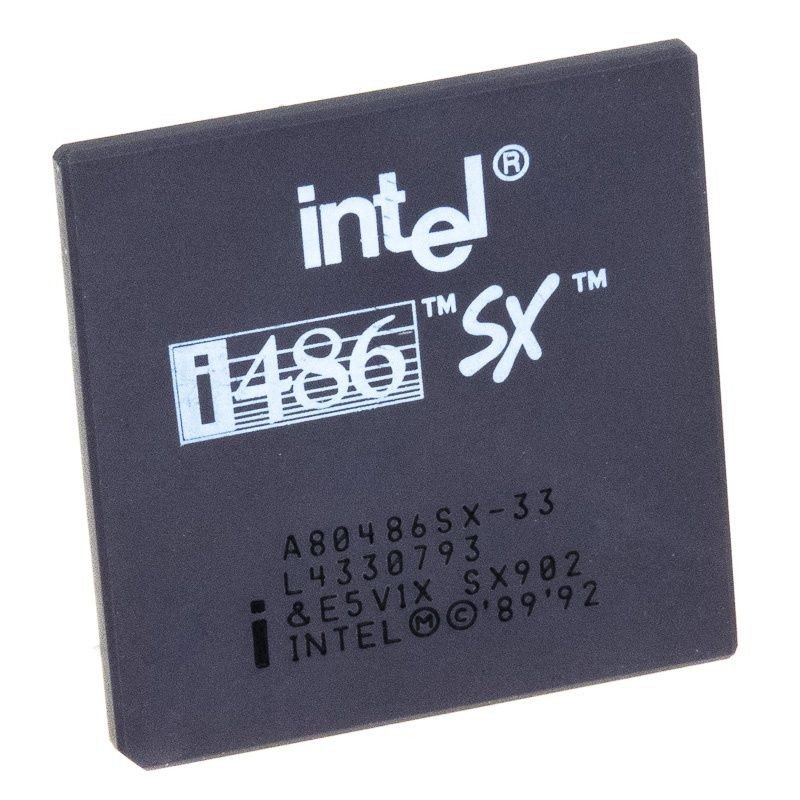 Cpu Intel A80486SX-33 33 MHz s.PGA168 8Kb