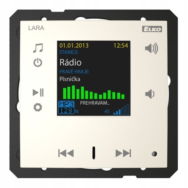 Internetové rádio Lara R Pe perleťové Elkoep iNELS