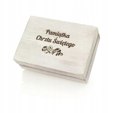 Dřevěná krabička na Pendrive -Památník křtu sv.