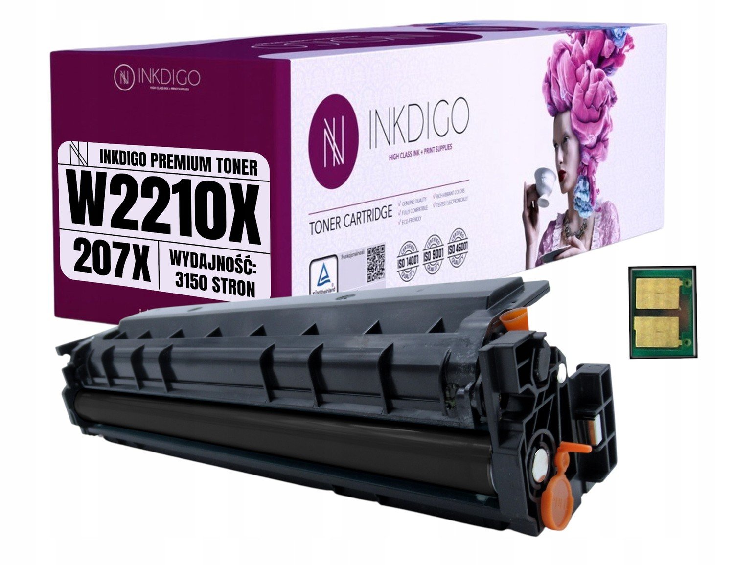 Toner pro Hp W2210X LaserJet M255nw M283fdn Chip