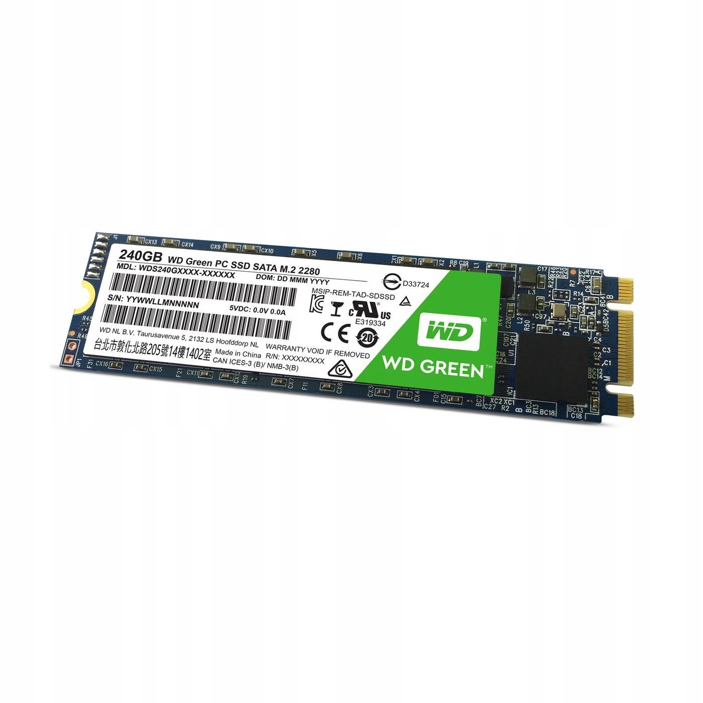 Western Digital Green Ssd M.2 Sata 240GB