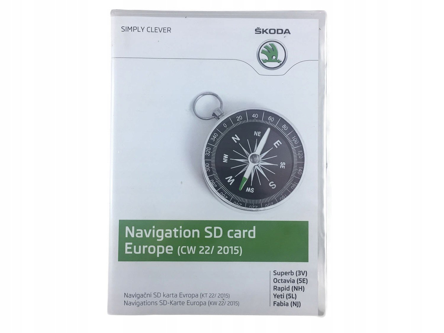 Skoda Sd karta navigace mapa 5L0051236E Evropa