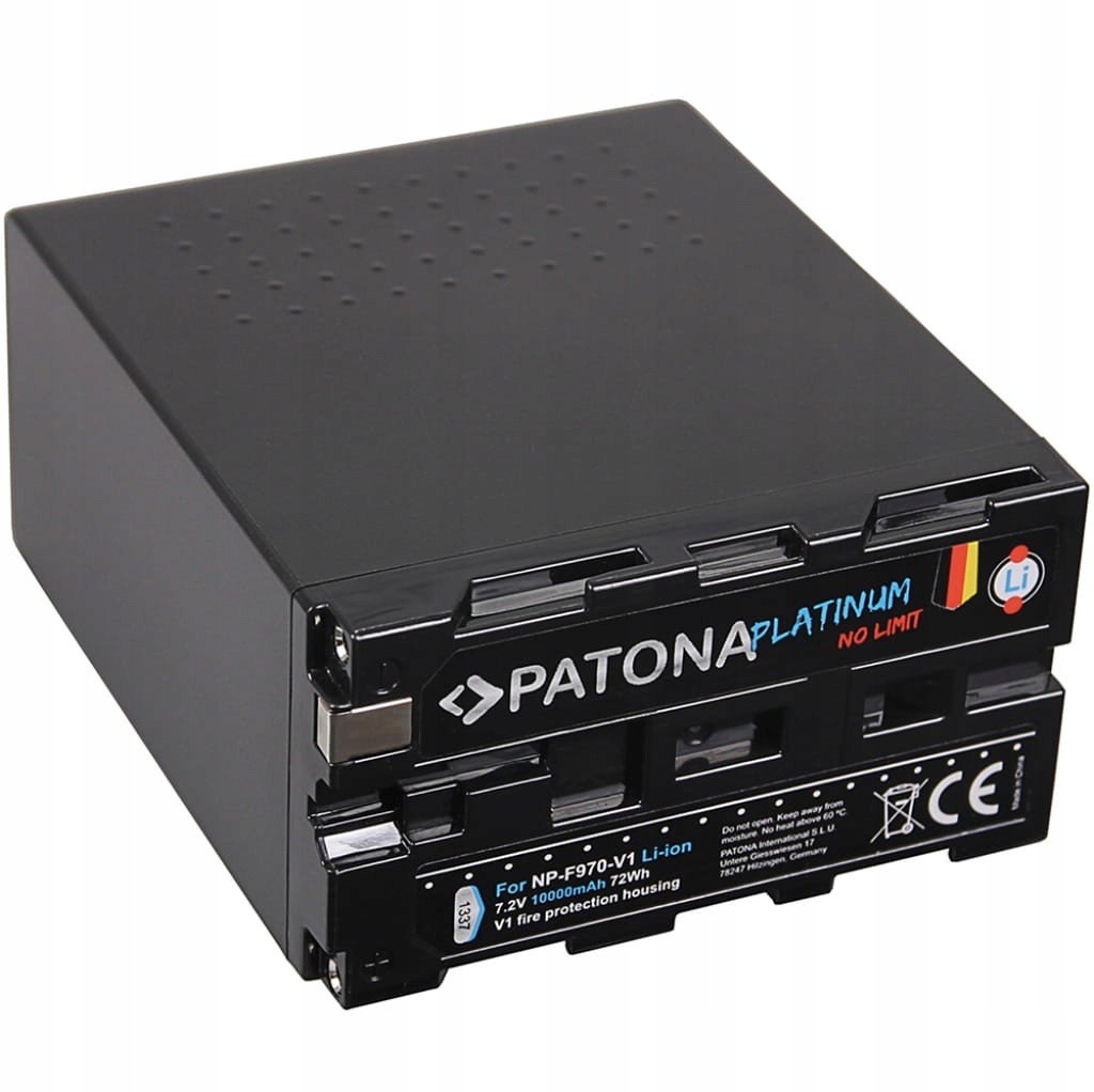 Baterie Patona NP-F970-V1 10000 mAh výměna až Sony