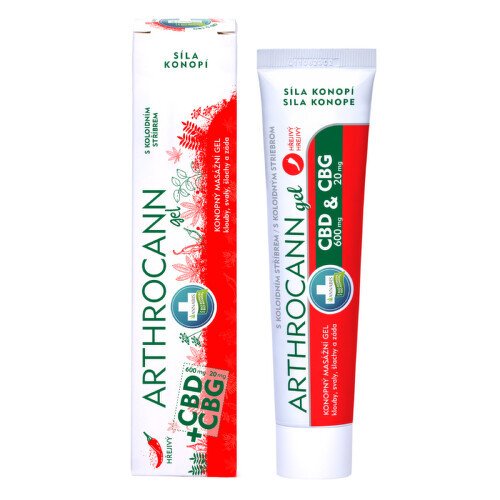 Annabis Arthrocann CBD+CBG hřejivý konopný masážní gel 75 ml