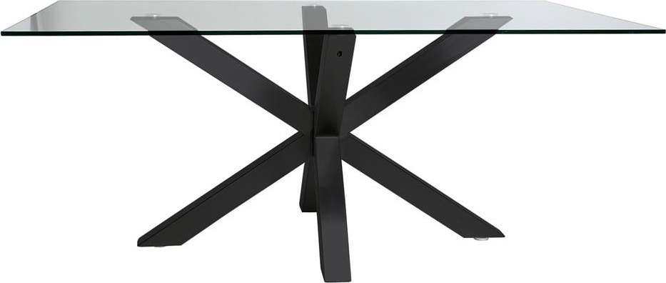 Jídelní stůl se skleněnou deskou 100x180 cm Paula – Marckeric