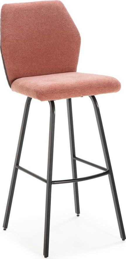 Barové židle v lososové barvě v sadě 2 ks 75 cm Pol – Marckeric