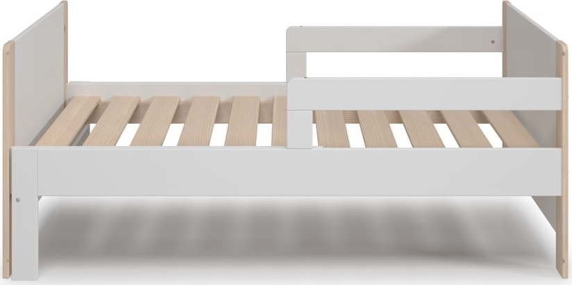 Bílá/přírodní rostoucí dětská postel 90x140 cm Willi – Marckeric