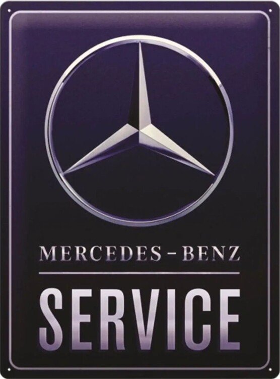 Postershop Plechová cedule Mercedes-Benz Service, ( x  cm)