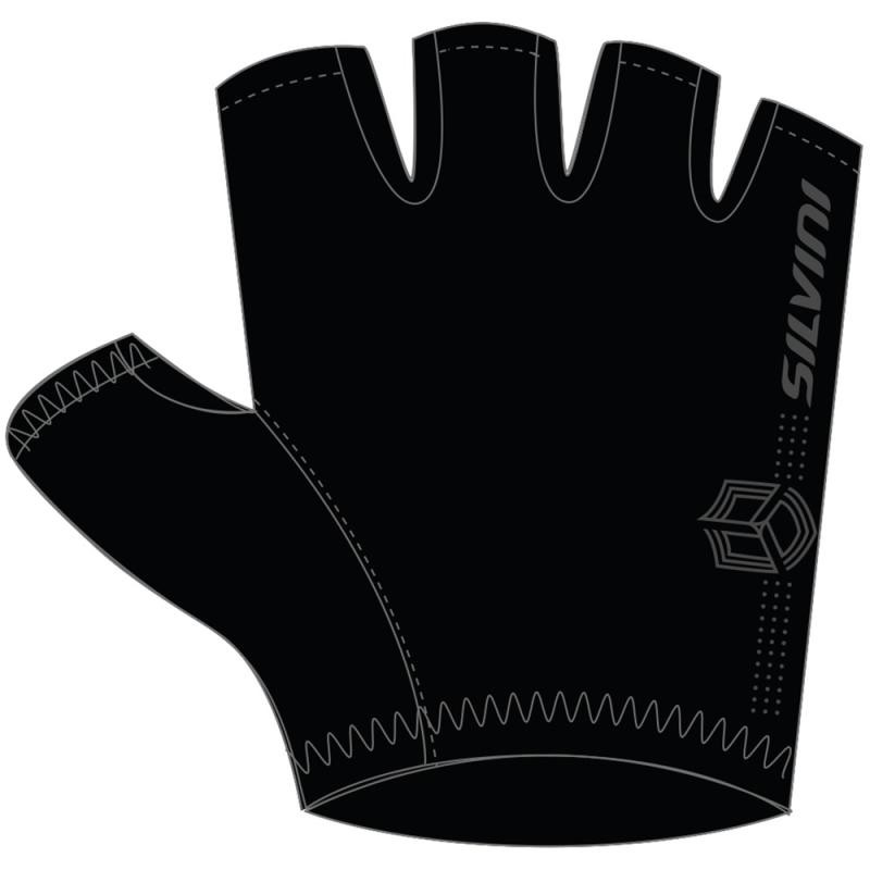 Rukavice Silvini Oresta WA2297 - dámské, krátké, černá - velikost L