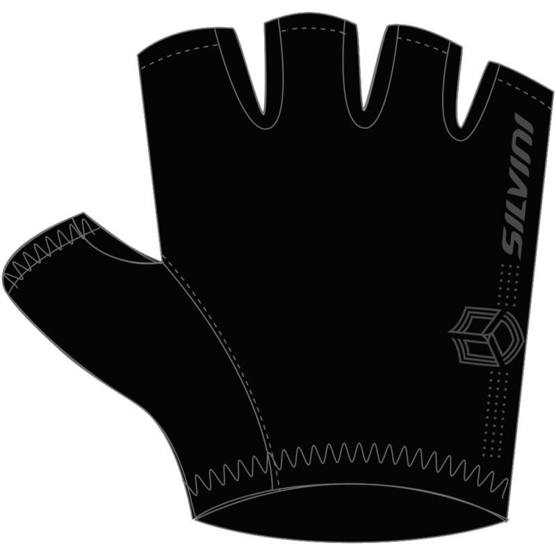 Rukavice Silvini Oresto MA2208 - krátké, černá - velikost 2XL