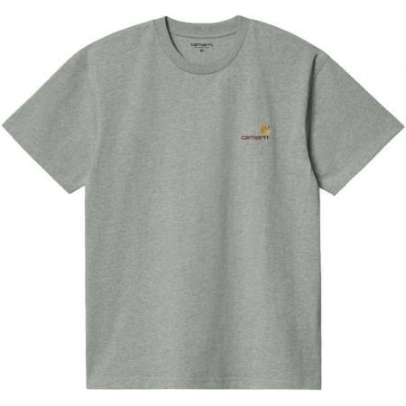 TRIKO CARHARTT WIP American Script S/S - šedá - L