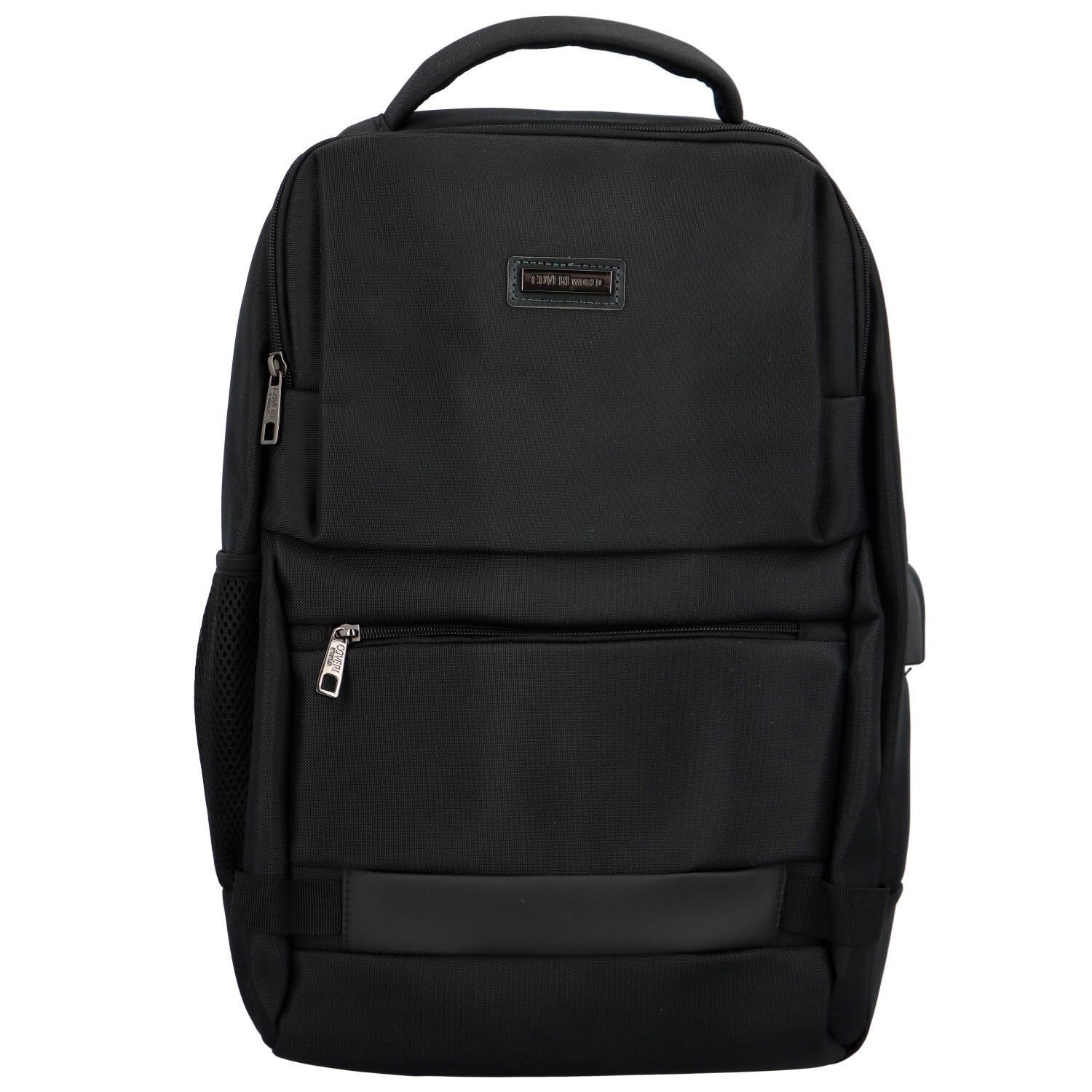 Univerzální látkový batoh na notebook Erik, černá