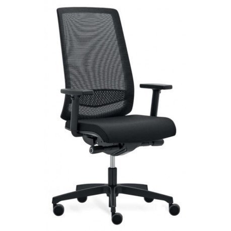 RIM Kancelářská židle Victory VI 1405.080 HODNOTY čalounění Rim PHOENIX 599 - černá látka