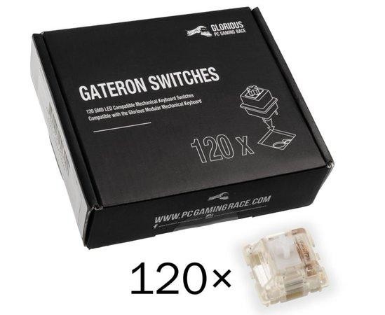 Glorious Gateron Clear Switches (120 Ks), GAT-CLEAR