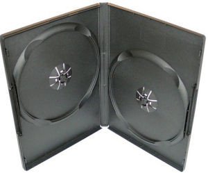 COVER IT box na 2ks DVD medií/ slim/ 9mm/ černý, 27026