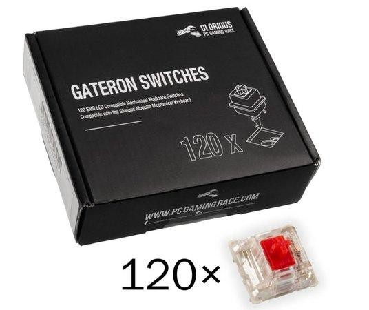 Glorious Gateron Red Switches (120 Ks), GAT-RED