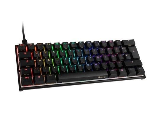 Ducky Mecha Mini herní klávesnice, MX-Blue, RGB-LED - černá, DKME2061ST-CDEPDAAT1