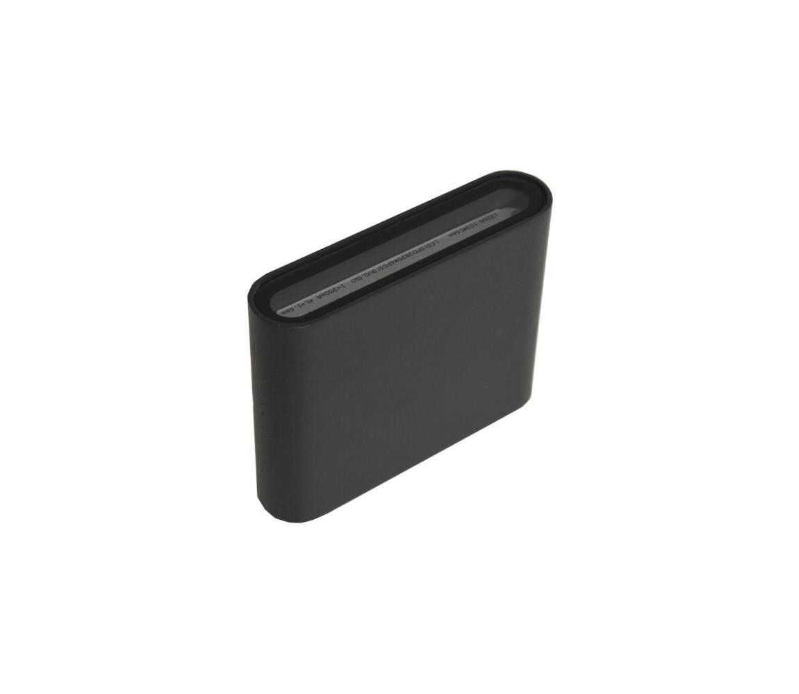 LED Venkovní nástěnné svítidlo FLOW 2xLED/3W/230V IP54 4000K antracit