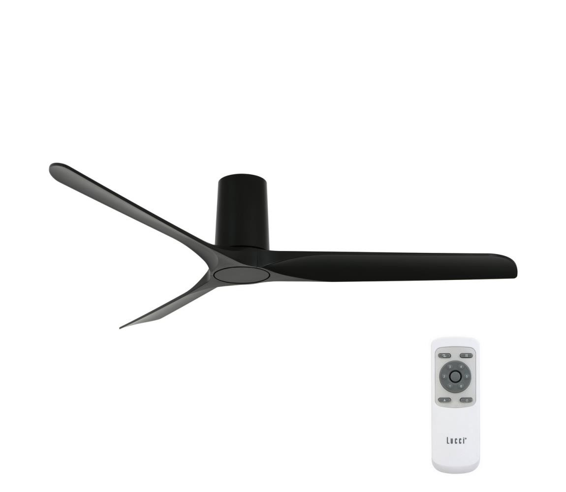 Lucci air Lucci air 21610149 - Stropní látor LONDO černá + dálkové ovládání