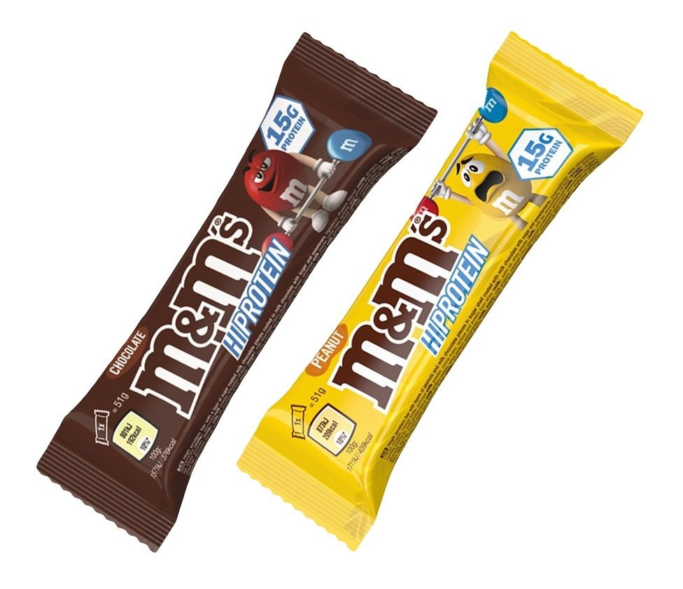 Tyčinka: M&M's Hi Protein Bar - Mars 51 g Chocolate