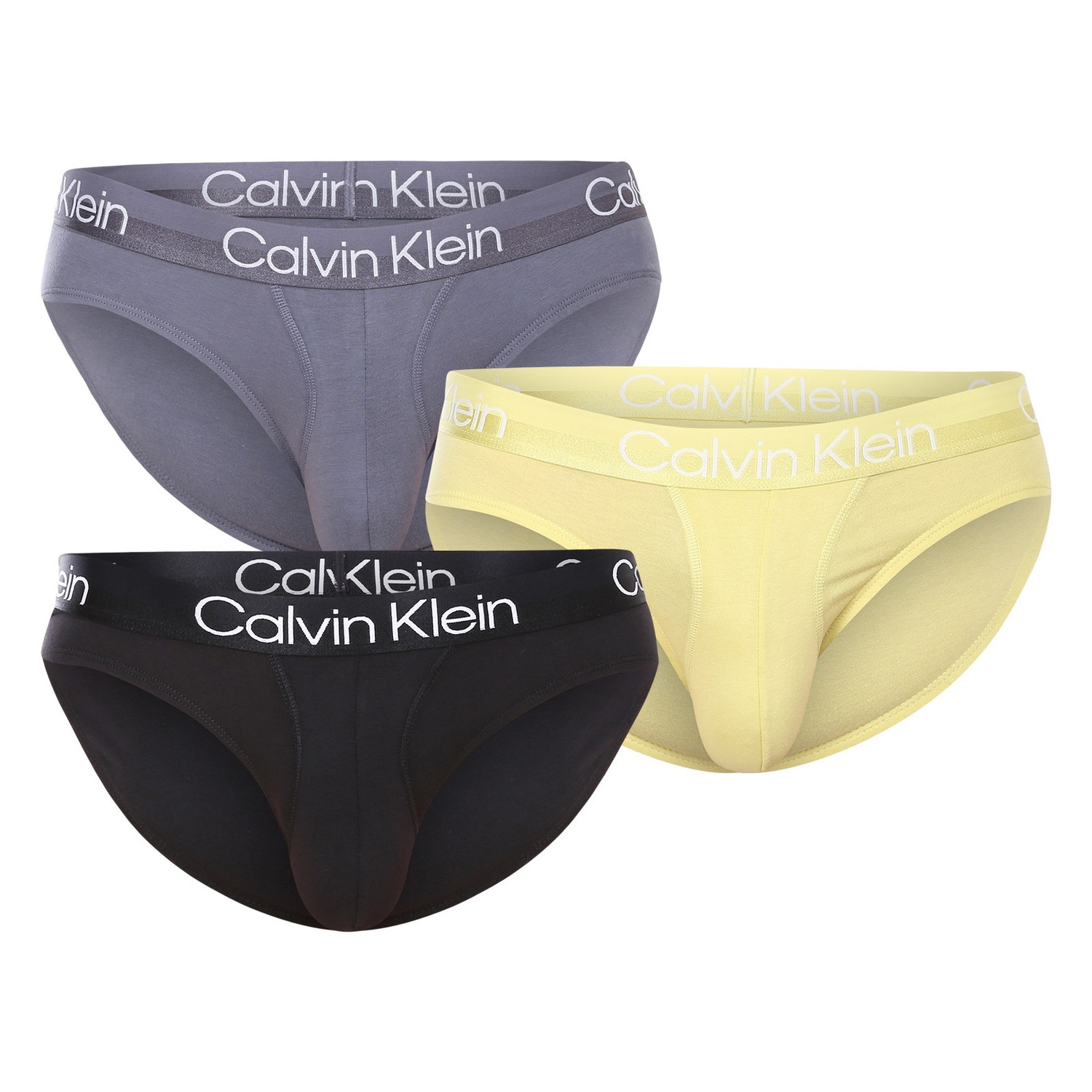 3PACK pánské slipy Calvin Klein vícebarevné (NB2969A-CBJ) XL