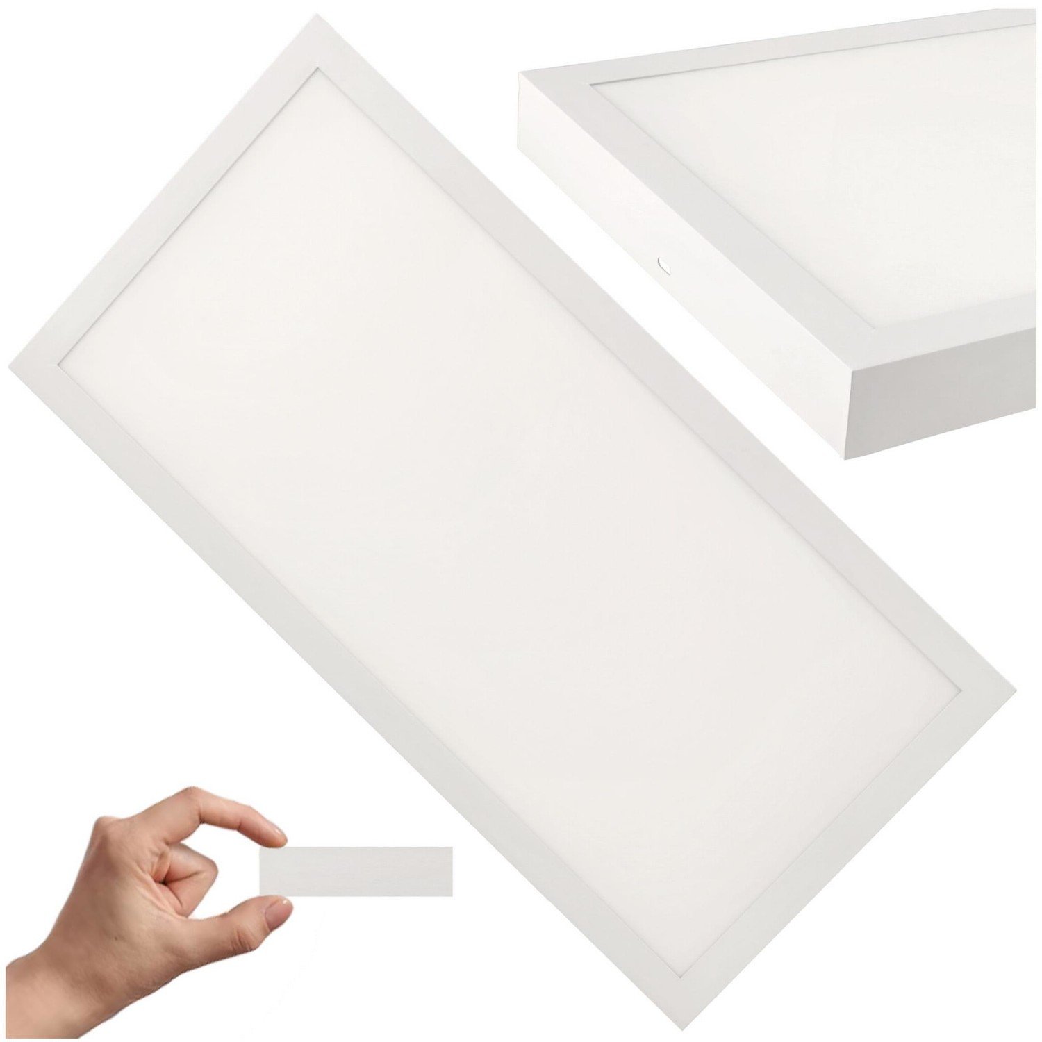 Berge Přisazený LED panel 24W bílý 60x30cm