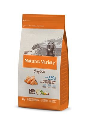 Nature's variety orig. NG med. ad. Dog s lososem  2kg