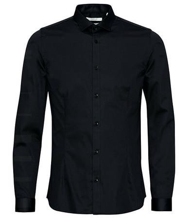 Jack&Jones Pánská košile JJPRPARMA Slim Fit 12097662 Black XXL