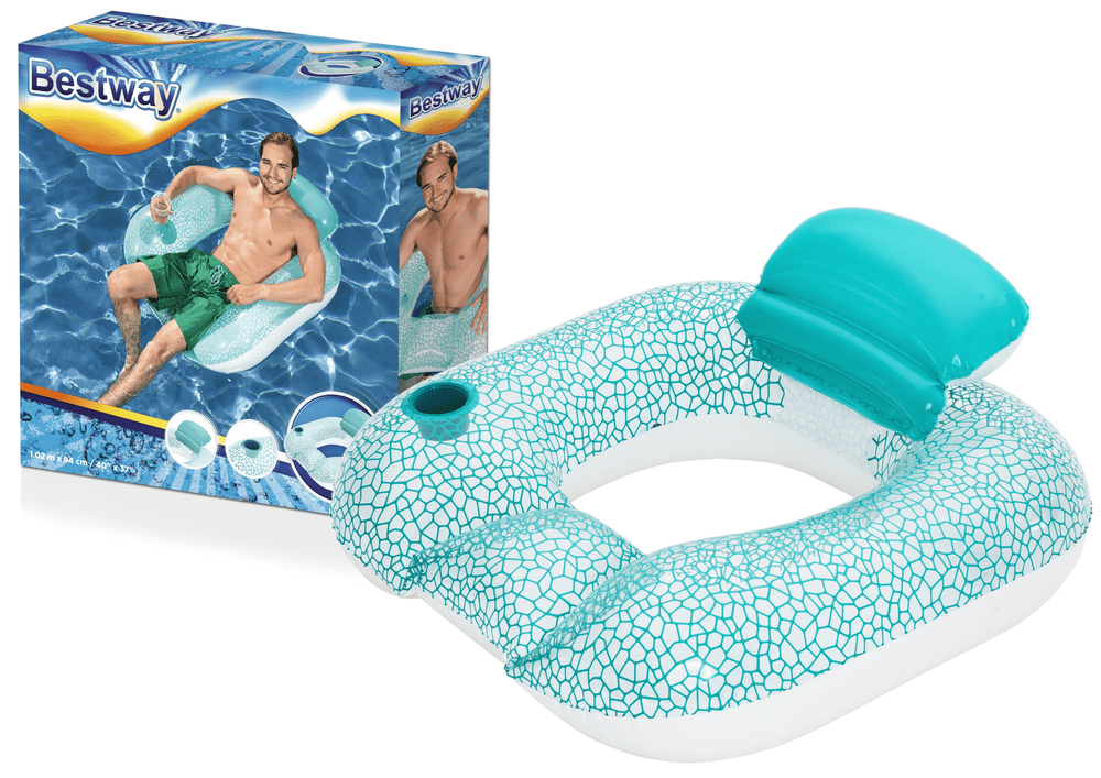 Bestway Bestway Nafukovací kruh kruh 102x94cm modrý