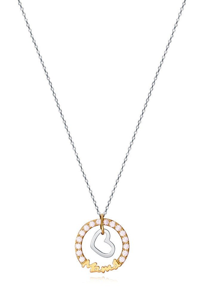 Viceroy Slušivý náhrdelník pro maminku 13152C000-30 (řetízek, přívěsek)