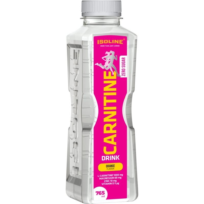 Isoline Carnitine Drink nápoj s vitamíny příchuť Orange 765 ml
