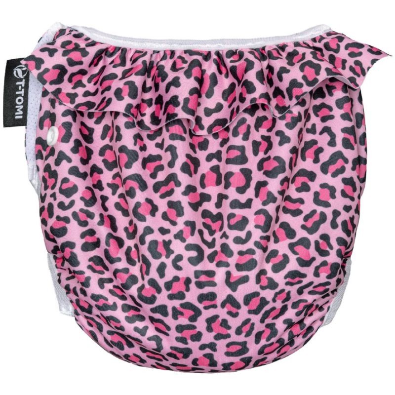 T-TOMI Diaper Swimwear Pink Gepard pratelné plenkové plavky 5 - 15 kg 1 ks
