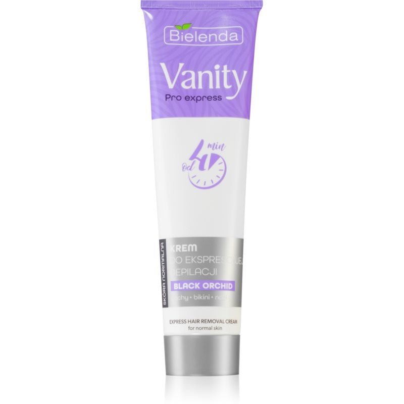 Bielenda Vanity Pro Express depilační krém na ruce, podpaží a třísla pro normální pokožku Black Orchid 75 ml
