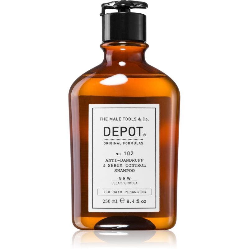 Depot No. 102 Anti-Dandruff & Sebum Control Shampoo šampon pro obnovení rovnováhy mastné pokožky hlavy proti lupům 250 ml