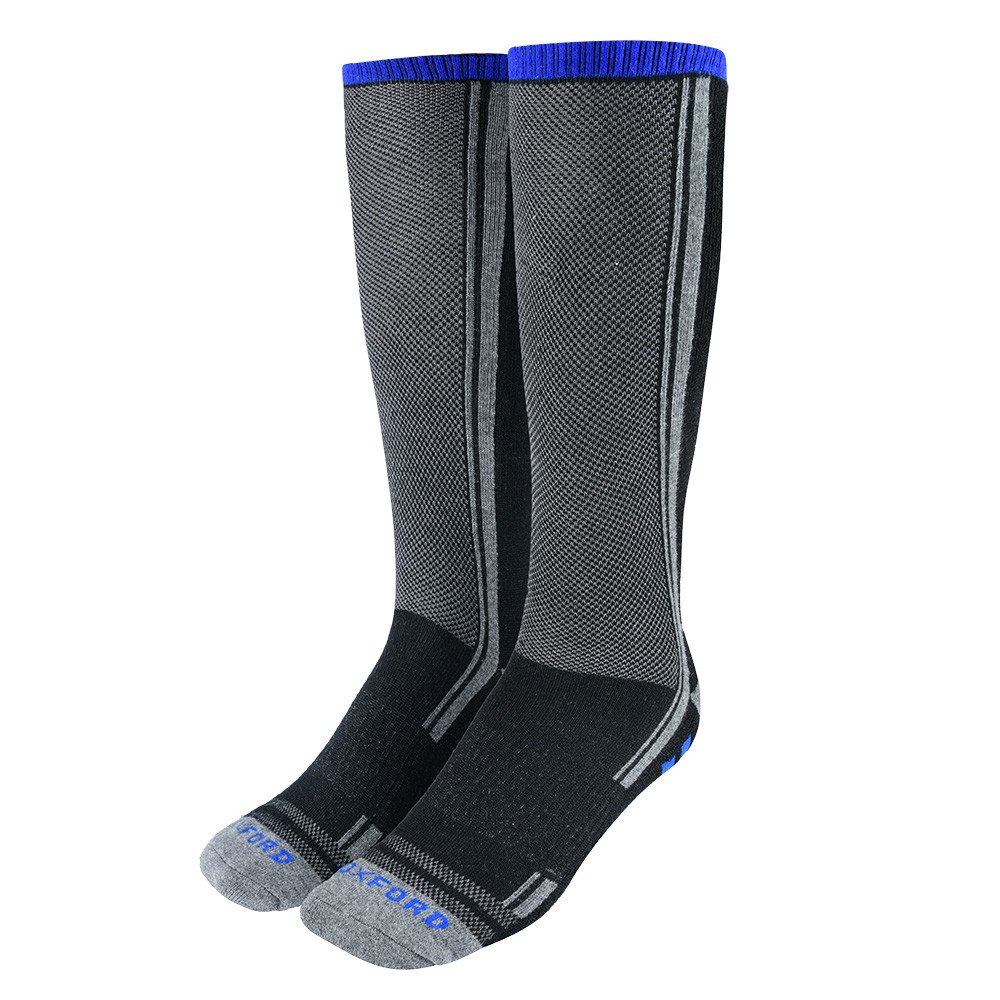 Oxford Coolmax® Oxsocks šedé/černé/modré S (37-43)