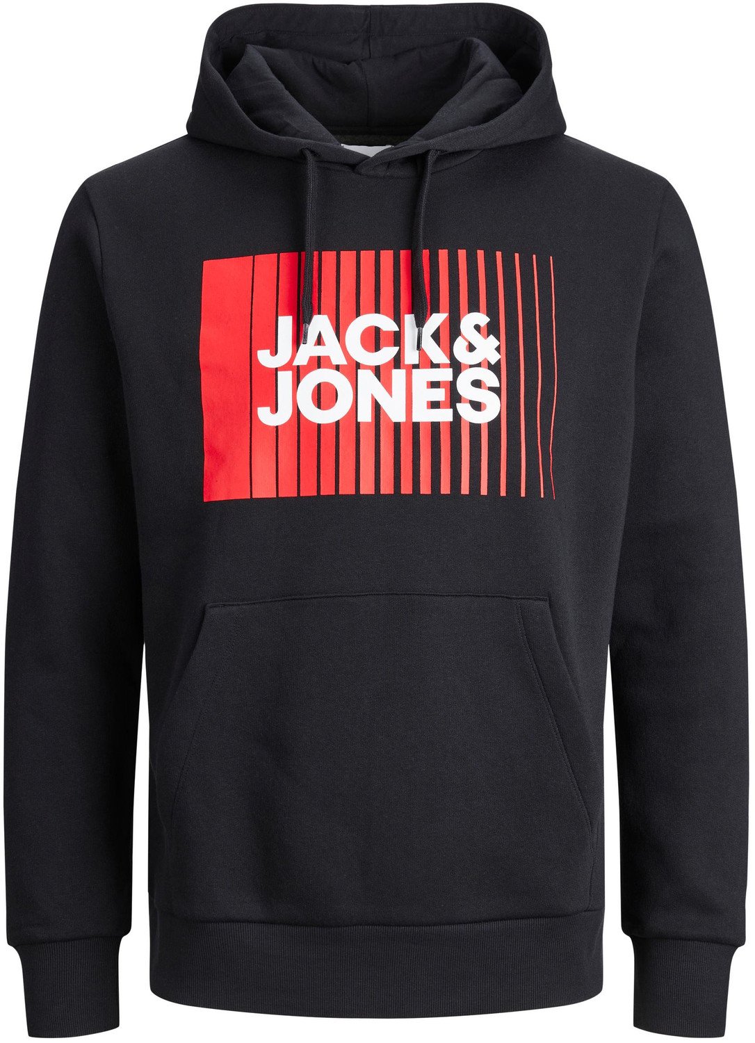 Jack&Jones PLUS Pánská mikina JJECORP Regular Fit 12236806 Black 3XL