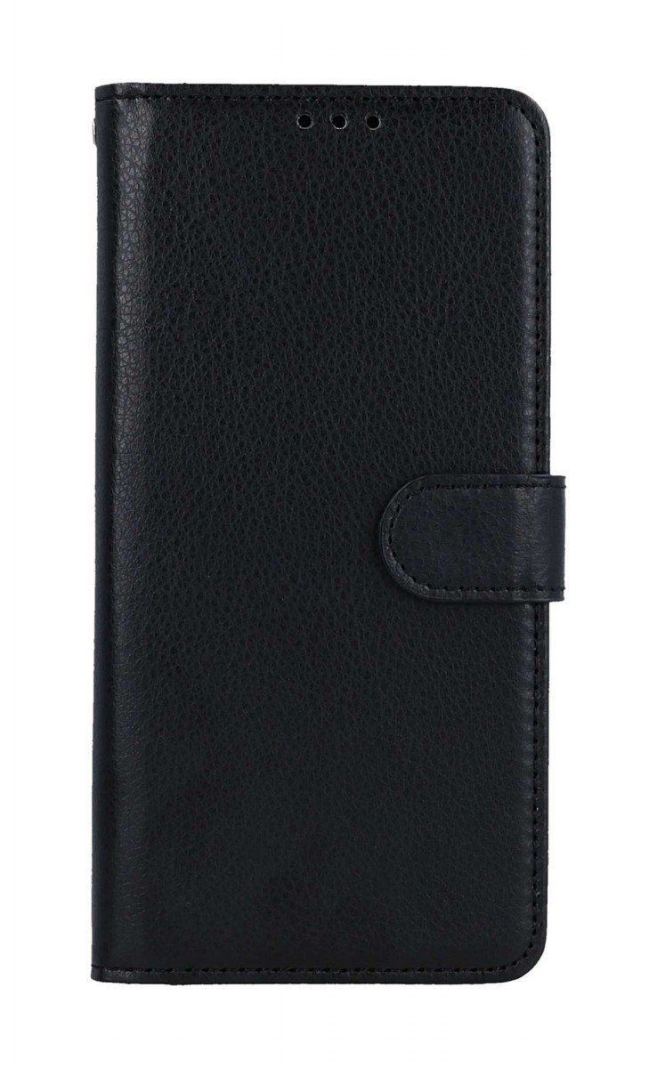 Pouzdro TopQ Motorola Moto G73 knížkové černé s přezkou 97843