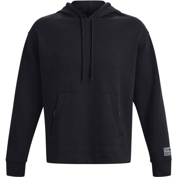 Under Armour SUMMIT KNIT HOODIE Unisexová mikina, černá, velikost XL