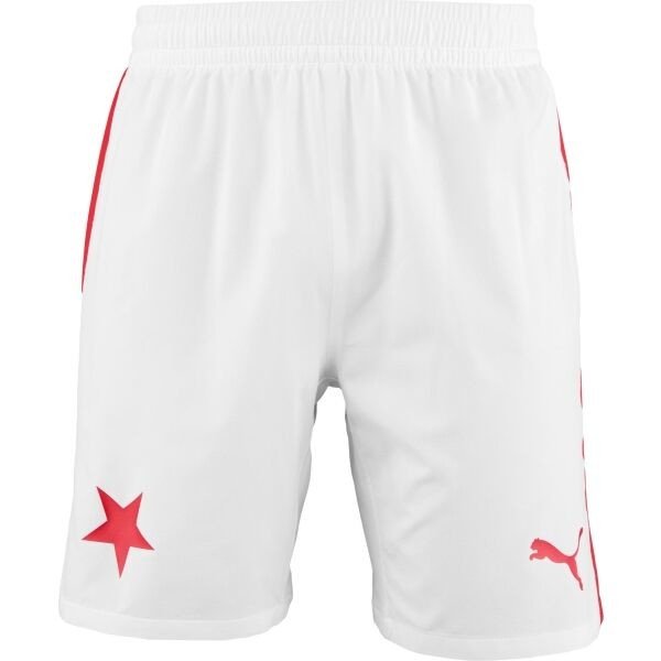Puma SKS SHORTS CB PROMO Pánské fotbalové šortky, bílá, velikost S