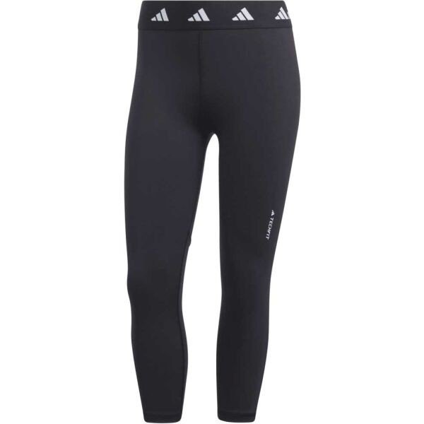 adidas TF CAPRI L Dámské 3/4 legíny, černá, velikost XS