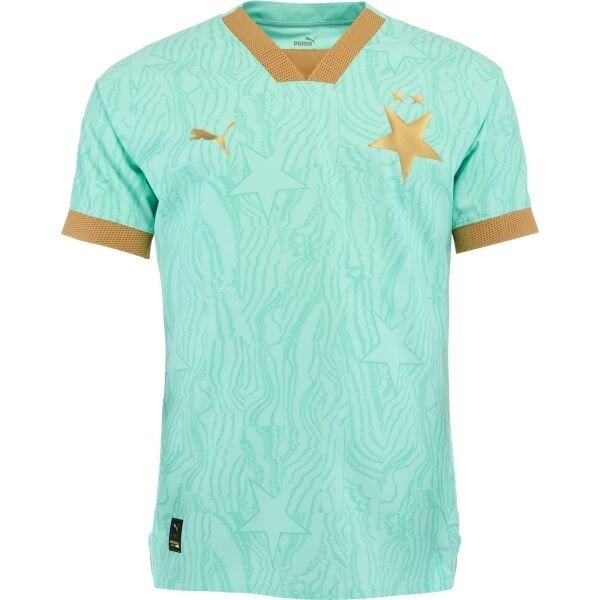 Puma SKS AWAY JERSEY PROMO Pánský dres, světle zelená, velikost XS