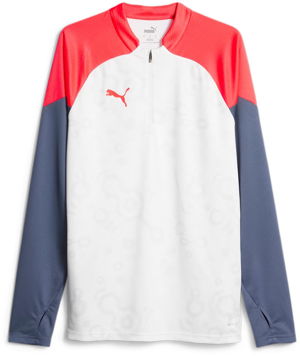 Triko s dlouhým rukávem Puma individualCUP 1/4 Zip Top